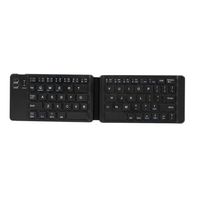 Faltbare Tastatur, wiederaufladbarer Tastaturersatz in voller Größe, schwarz
