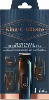 GILLETTE KING beard trimmer + 3 combs