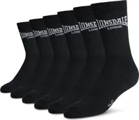 Uni športové ponožky 6-pack GILBERT Black/White 39-42 Lonsdale