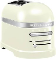 KitchenAid 5KMT2204EAC  2-Scheiben-Toaster  1250 Watt Auftaufunktion Bräunungskontrolle 1250 Watt Creme