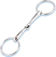 Stübben SteelTec Wassertrense Einfach Gebrochen 16 mm Gebiss Edelstahl 13,5 cm
