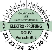 500 Stück "Prüfetiketten" 20 mm -selbstklebende "Prüfetiketten-2022" ES-PREPNPDGUVV3-6-2022-20-154-PE