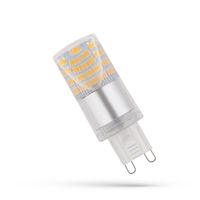 Spectrum LED Premium Leuchtmittel Stiftsockel Lampe 4W = 36W G9 klar 420lm 830 warmweiß 3000K 270°