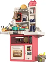 Coemo Kinderküche Jenny Spielküche mit viel Zubehör Farbe Rosa