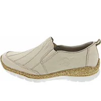 Rieker Damen Slipper in Beige, Größe 36