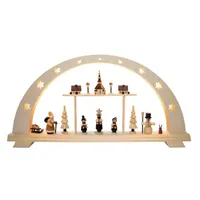 Vánoční oblouk na svíčku Seiffen s LED osvětlením ŠxVxH 59x29x7cm NOVINKA