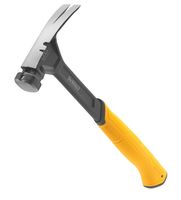 DeWALT Werkzeuge - Stahlhammer 567 g, flache Klaue, glatte Schlagfläche DWHT51004-0
