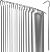 100x Heringe verzinkter Stahl 20 x 3 cm Ø 3,5 mm Unkrautvlies Gartenvlies Zeltanker Erdanker Erdnägel Zaun