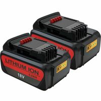 2-Pack 18V 6,0Ah lithium-iontová baterie Náhradní baterie pro nářadí Baterie pro nářadí Dewalt DCB200 DCB184 DCB182 DCB180 DCB181 DCB201 DCB204 XR Slide COMBI