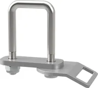 U-Bügelschraube M10 mit Klemmplatte, Zurröse und Stopmuttern Trailer verzinkt SUPROD, M10, LW=41, LH=85 mm