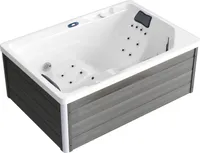 TroniTechnik® Outdoor Whirlpool Galera 190x130cm inkl. Heizung, Hydromassage und Farblicht