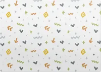 Geometrické Vzory– Ochranná podložka na podlahu – Podložka pod židli – 140x100 cm – Protiskluzová podložka na tvrdé podlahy