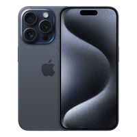 Apple iPhone 15 Pro , 15,5 cm (6.1"), 2556 x 1179 Pixel, 256 GB, 48 MP, iOS 17, Titan, Blau
