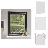 vidaXL Magnet-Insektenschutz für Fenster Anthrazit 120x140 cm im