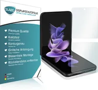 4x Slabo Displayschutzfolie für Samsung Galaxy Z Flip3 5G KLAR "Crystal Clear" Displayfolie Schutzfolie Folie