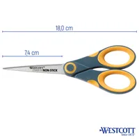 Schere Bastelschere Büroschere Papierschere Allzweckschere Haushaltsschere 18cm