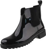 Rieker dámské gumové holínky Chelsea Boot s teplou podšívkou P8280, velikost:38 EU, barva:Black