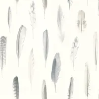 ESTAhome tapeta peří krémově béžová - 138893 - 53 cm x 10,05 m
