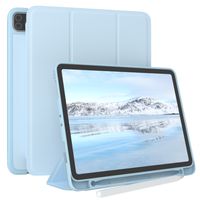 EAZY CASE Smartcase mit Touchpen Halterung kompatibel mit Apple iPad Pro 11" (2018/2020/2021) Tablet Hülle mit Standfunktion, Schutzhülle, Klapphülle, Eis Blau
