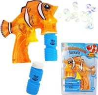 Seifenblasenpistole Fisch mit Licht und Seifenblasenlösung