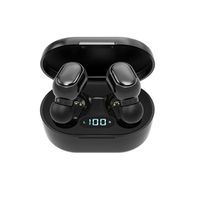 E7S Kabellose BT5.0-Kopfhörer, In-Ear-Sport-Ohrhörer mit LED-Anzeige, HiFi-Klangqualität, Smart Touch, Sport-wasserdichte Kopfhörer, Schwarz