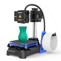 Easy Threed K7 3D-Drucker für Kinder, 100x100x100 mm Druckgröße, mit 5m PLA-Filament und TF-Karte, ohne beheiztes Bett, Ein-Tasten-Drucken, für Anfänger, Haushaltserziehung