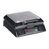GOURMETmaxx Waffeleisen 2 Belgische Waffeln Waffelautomat Antihaftbeschichtung Cool-Touch Griff Kontrollleuchte belgische Waffeln einfach zubereitet
