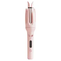 Rotačná kulma s možnosťou voľby teploty 160-180-200 C, rotačná kulma s 28 mm telom - CURLORA Pink