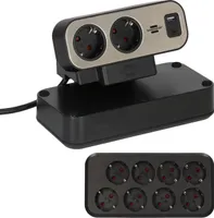 Brennenstuhl Duplex Tischsteckdose 1x USB A & C, 10x Schuko