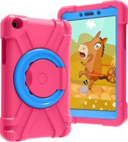 Mobigear RingGuard -  Samsung Galaxy Tab A 8.0 (2019) Tablet Hülle für Kinder mit Tragegriff - Pink