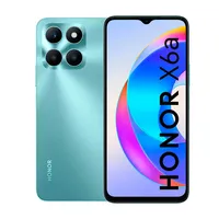Honor X6a 128 GB / 4 GB - Smartphone - cyan lake