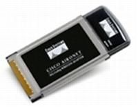 Cisco Aironet 802.11a/b/g Wireless CardBus Adapter, Kabellos, CardBus, 54 Mbit/Sek, 1, 2, 5.5, 6, 9, 11, 12, 18, 24, 36, 48, 54 Mbps, 2,40 GHz, 1 dBi