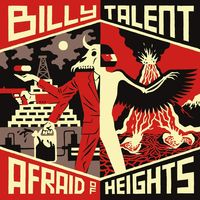 Billy Talent - Afraid Of Heights Limited Edition Red Transparent Mit Solid White & Black Marble Vinyl