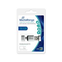 MediaRange MR931 USB Mobile 2 in 1 OTG USB-Stick 16GB