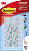 Haken zum Aufhängen von Dekorationen Command transparent 20 Stück.
