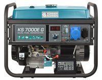 Könner &amp; Söhnen KS 7000E G Hybridný agregát 5500 Watt, DUAL FUEL benzín / LPG, elektrický štart, 1x16A (230V), 1x32A (230V), 12V