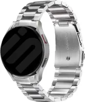 Strap-it Titanarmband - Kompatibel mit Samsung Galaxy Watch 6 Armband 44mm Ersatzarmband - Titanium - Hochwertiges Material - für Samsung Galaxy Armband Silber