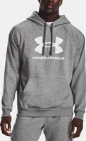 Under Armour Pánska mikina Rival Fleece Logo Hoodie - 1379758, farba:Grey, materiál:S