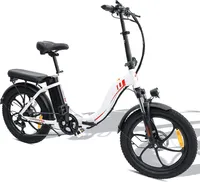 20 Zoll Elektrofahrrad Klapprad für Erwachsene 15E Klappfahrrad Faltrad Farbe:Weiss