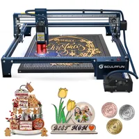 SCULPFUN S30 PRO Graviermäschine Kit(SCULPFUN S30 PRO+Automatisch gesteuerte Luftunterstützung+SCULPFUN 400mm*400mm Honeycomb Wabentisch)