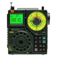 Retekess TR112 Przenośne radio krótkofalowe, FM VHF AM SW WB Band Radio, obsługa aplikacji Inteligentny pilot, MP3 / TF, Bass Stereo Alarm SOS, odpowiedni dla entuzjastów radia