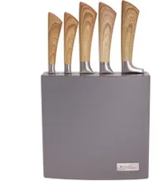Kassel Set mit 5 Messern in einem lackierten Holzblock 93307