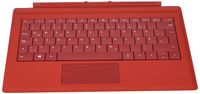 Microsoft Surface Pro 3 Type Cover, Rot, Mini, Microsoft, Surface Pro 3, Touchpad, QWERTZ