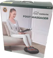 Snailax Shiatsu masážní přístroj na nohy plantární fasciitida tepelná terapie bolest útulná