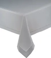 Tischdecke mit Hohlsaum grau 140x300 Elegant