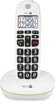 Doro Phone EASY 110 Strahlungsarmes Schnurlostelefon, Rufnummernanzeige, 10h Sprechzeit, 4 Tage Standby, Freisprechfunktion, DECT