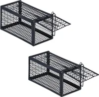 relaxdays Lebendfalle Mäuse und Ratten 2er Set