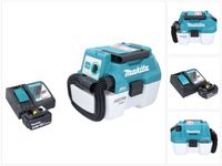 Makita DVC 750 LRF1 Akku Staubsauger LXT 18 V 67 mbar 7,5 l Brushless + 1x Akku 3,0 Ah + Ladegerät