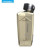 Fineblue F520 einziehbare Lavalier-Funkkopfhörer, Business-Bluetooth 5.3-Kopfhörer, einohrige In-Ear-Stereo-Funkkopfhörer, Freisprechfunktion, Gold