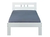 Inter Link Einzelbett FANA 90x200 Weiß Massivholz